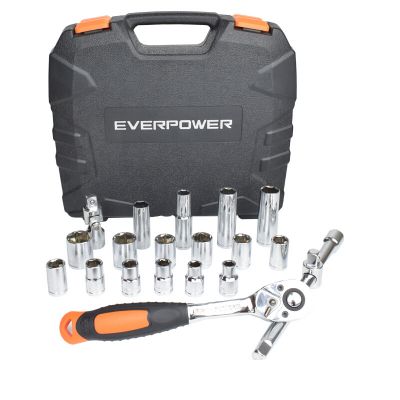 C系列20件12.5mm套筒组套_452108/20件套_艾威博尔/EVERPOWER