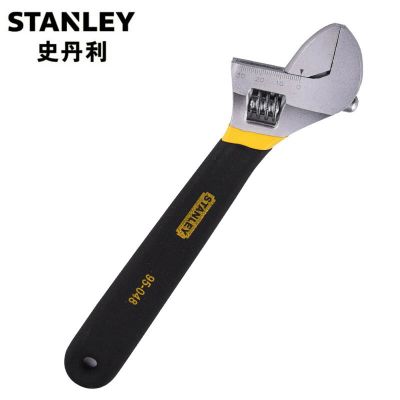 沾塑柄活络扳手_史丹利/STANLEY_终生保用