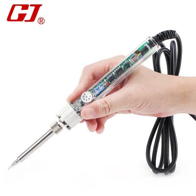 可调恒温长寿电烙铁_220V 60W 200-450℃_黄花/GJ