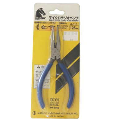[二手]马牌KEIBA M-615/M-616 日本进口尖嘴钳专业级精密有牙长嘴钳子尖咀钳