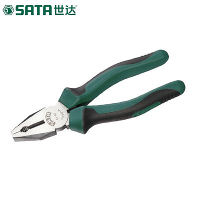 SATA世达 工业级省力老虎钳钢丝钳工具6寸7寸8寸多功能电工钳子断线钳 70301A