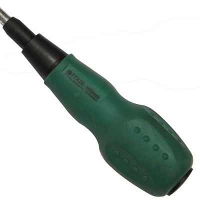[二手]捷科JETECH 中心有孔无孔梅花头橡胶软柄螺丝批 TX40-150 TTX25-100