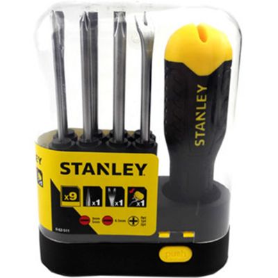 9件套换头螺丝批_STHT62511-8-23_史丹利/STANLEY_终生保用（旋具头不在保用范围）