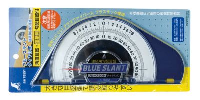 蓝色斜度规 指针式 建筑用倾斜度刻度_78551_亲和/SHINWA
